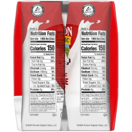 Horizon Organic Whole Milk - 6pk/8 fl oz Boxes image {7}