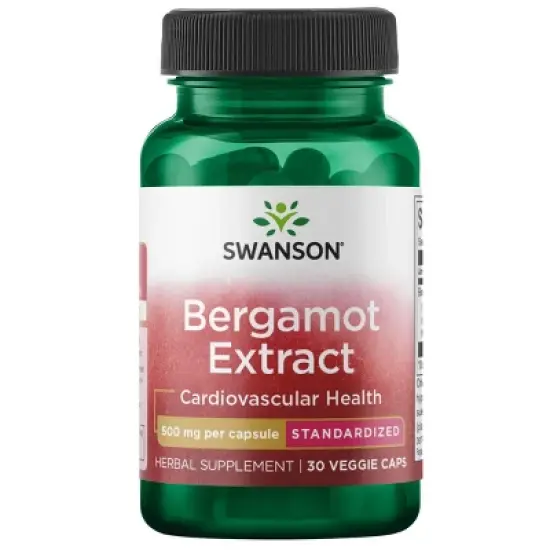 Swanson Bergamot Extract, Multidimensional Support For Cardiovascular Health, Promotes Healthy Cholesterol Levels, 30 Capsules image {6}