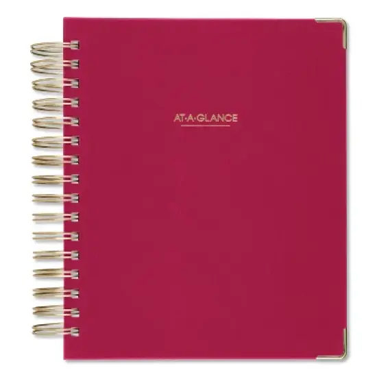 Harmony Daily Hardcover Planner, 8.75 x 7, Berry Cover, 12-Month (Jan to Dec): 2026 image {3}