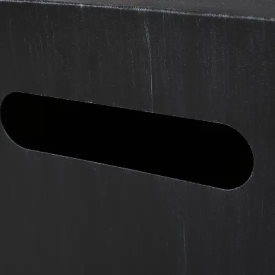 GDFStudio JasmineOutdoor 50,000 BTU Rectangular Fire Pit with Tank Holder, Brushed Black image {8}