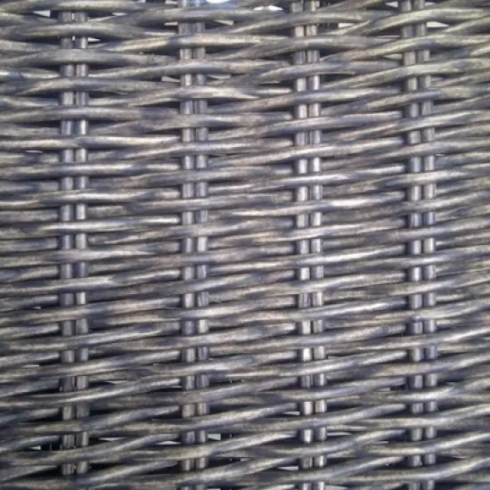 Ocean Grove 9pc Patio Teak Wood Wicker Double-Extendable Oval Dining Set - International Home Miami image {5}