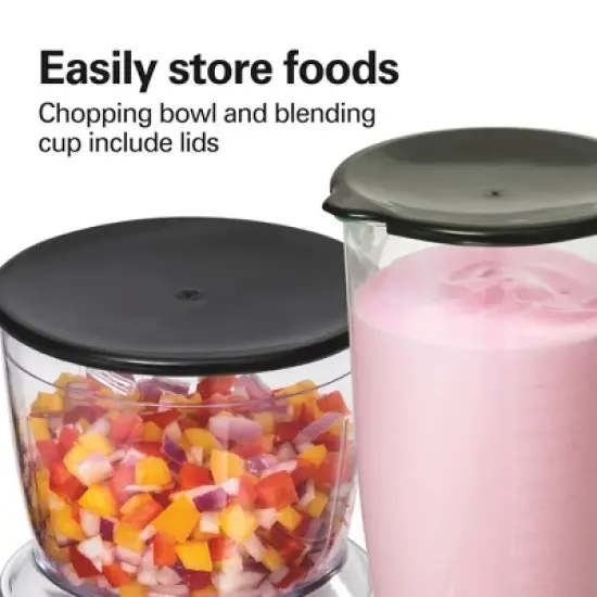 Hamilton Beach 3-in-1 Hand Blender with Wisk 59768: Immersion Handheld Mixer, 2 Speeds, Dishwasher-Safe, 225W, Black image {6}