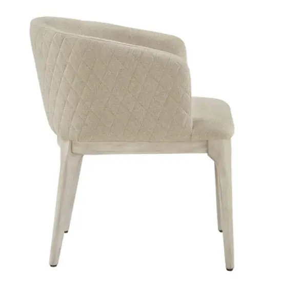 Audrey Heathered Dining Chair Beige - Inspire Q image {3}