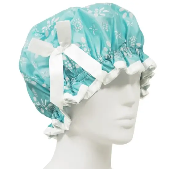 Wrapables Stylish Satin Shower Cap image {15}
