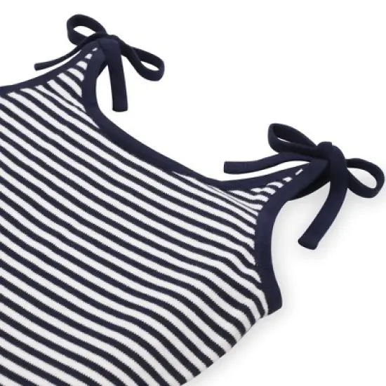 Hope & Henry Girls' Bow Shoulder Sweater Romper, Kids image {3}