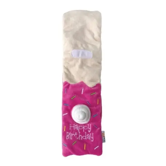fouFIT Hide 'n Seek Birthday Roll Cake Nosework Dog Toy - Pink (Small) image {4}