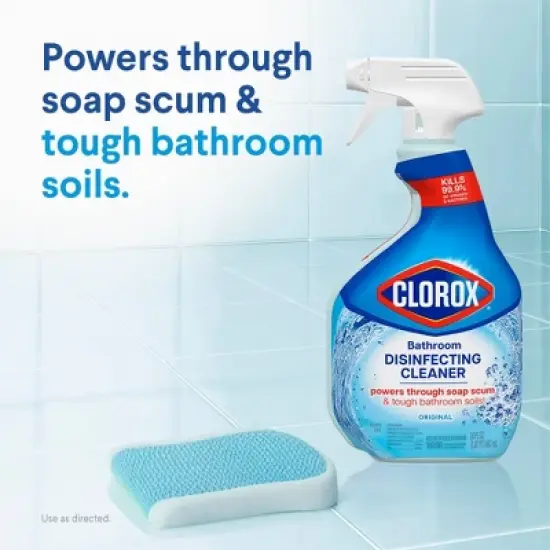 Clorox Disinfecting Bathroom Cleaner Spray Bottle - 30oz image {2}