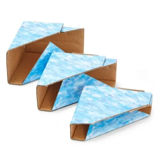 Bright Creations 100 Pack Corner Protectors for Shipping Art, Adjustable Cardboard Edges for Moving, Blue, Fits 1", 1.5", 2.2" Frames image {5}