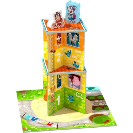 HABA My Very First Games Rhino Hero Junior Cooperative Stacking & Matching Game image {5}