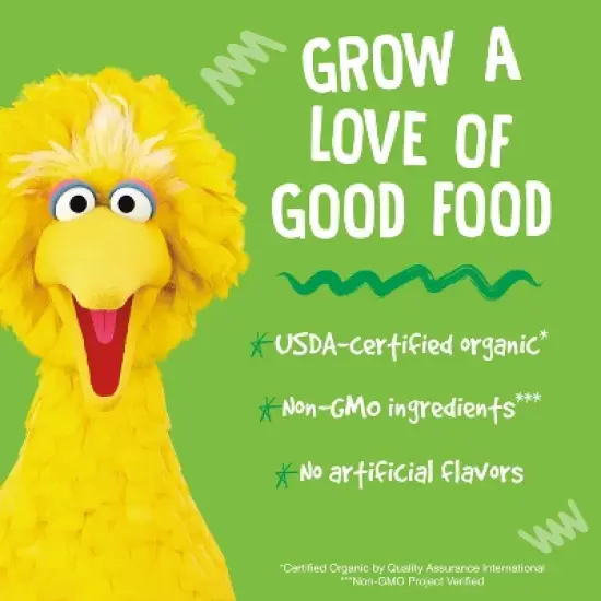 Earth's Best Organic Veggie Puffs Baby Snacks Baby & Toddler Snacks Sesame Street - 1.55oz image {4}