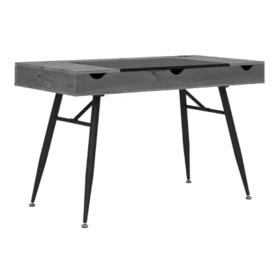 Nook Modern Office, Laptop and Writing Desk with Storage Compartments - Calico Designs image {27}