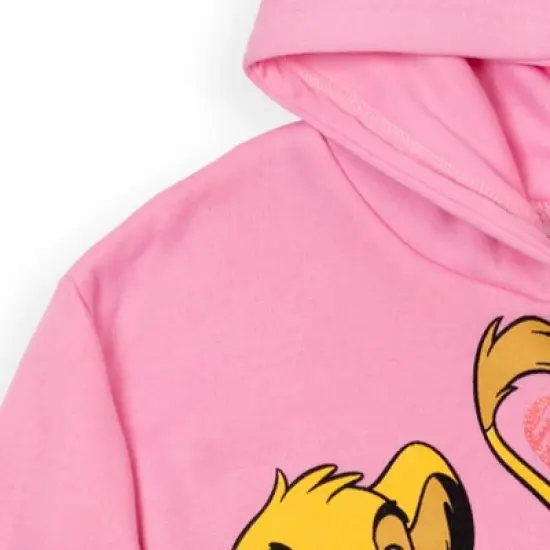 Disney Lion King Nala Simba Fleece Hoodie Pink  image {4}