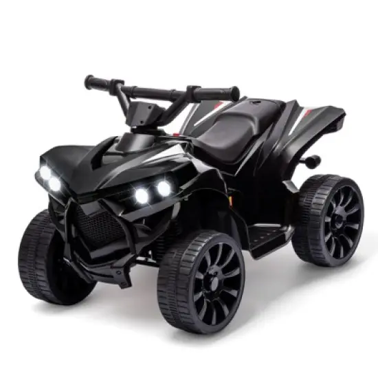 Acekool Kids 6V ATV 4 Wheeler Ride-On Toy with Music, Foot Pedal, Wear-Resistant Wheels, Battery Powered Electric Quad Car image {6}