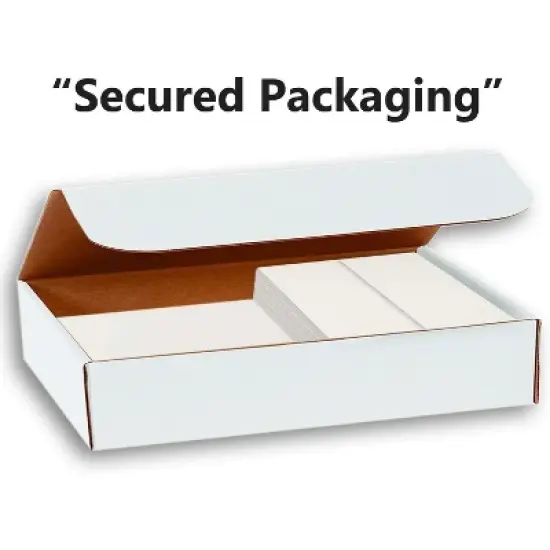 Hamilco Blank Greeting Cards and Envelopes 5.5" x 8.5" Folded Cream Card stock 80 lb Cover 100 Pack image {3}