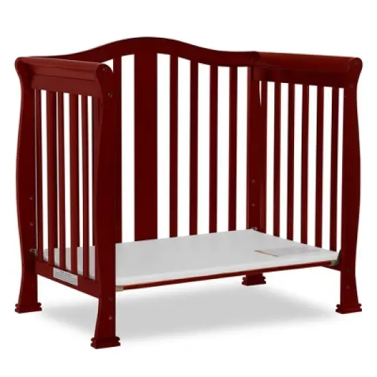 Dream On Me JPMA Certified Naples 4-in-1 Convertible Mini Crib image {3}
