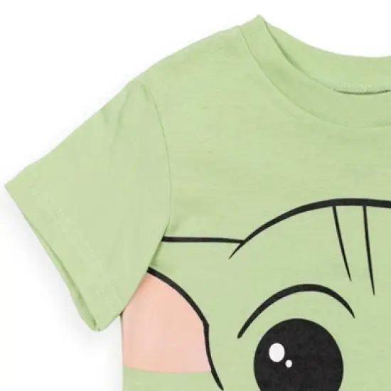 Star Wars The Mandalorian The Child Baby T-Shirt and French Terry Shorts Outfit Set Infant image {4}