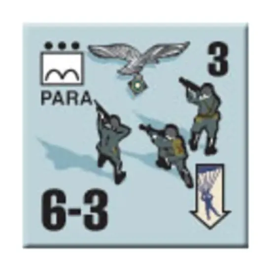 Parachutes Over Crete Board Game image {2}