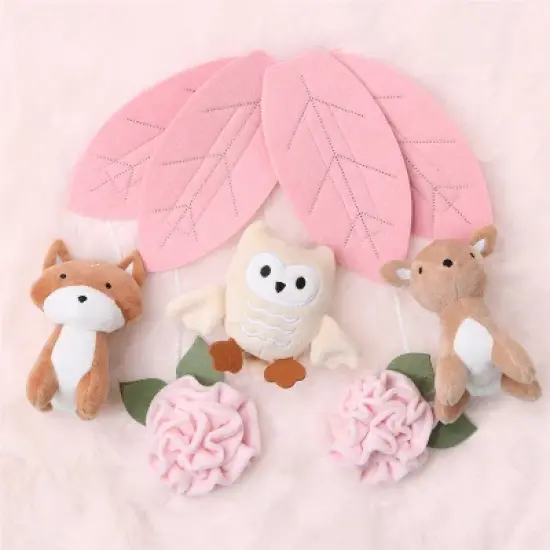 The Peanutshell Baby Musical Crib Mobile - Little Forest Girl image {1}