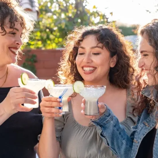 Libbey Blue Ribbon Stemless Margarita Glasses, 10.25 ounce, Set of 6 image {2}