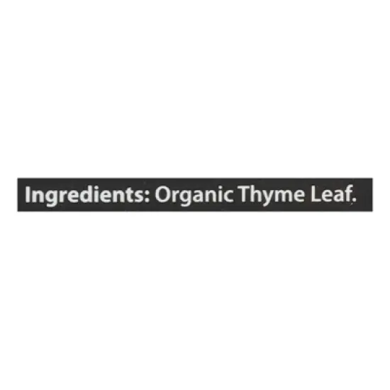 Buddha Teas Organic Thyme Leaf Tea - Case of 6/18 Bags image {3}