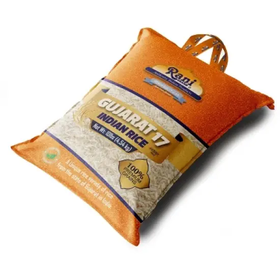 Gujarat 17 Indian Rice 160oz (10lbs) 4.54kg - Rani Brand Authentic Indian Products image {6}