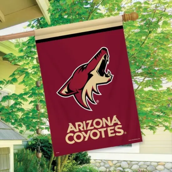 Briarwood Lane Arizona Coyotes House Flag NHL Licensed 28" x 40" image {2}