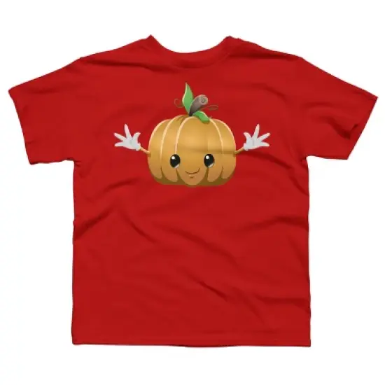 Boy's Design By Humans Halloween Pumpkin Monster 6 By LironPeer T-Shirt image {3}