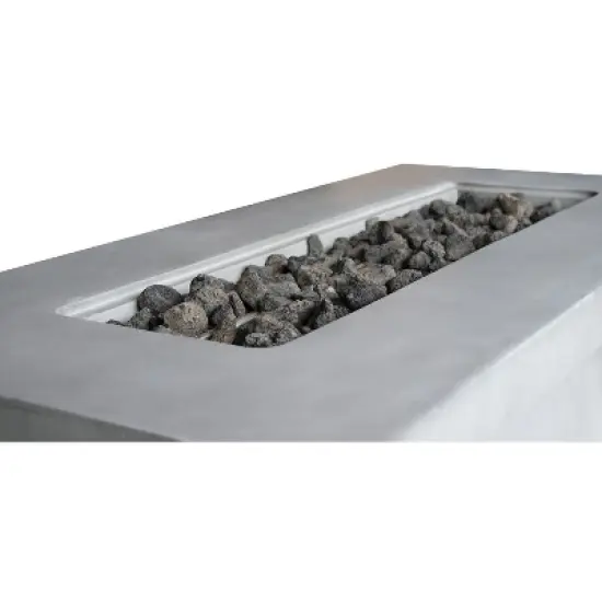 24" H Concrete Outdoor Fire Pit Table with Propane/Natural Gas Compatibility image {7}