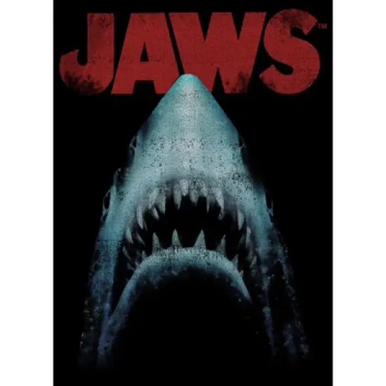 Boy's Jaws Classic Poster T-Shirt image {1}