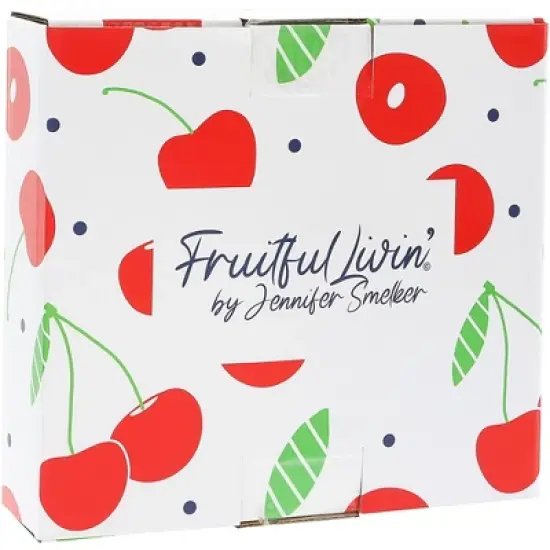 Pavilion Gift Company - Cherries - 6" Glass Bowl - Dining Bowls image {6}