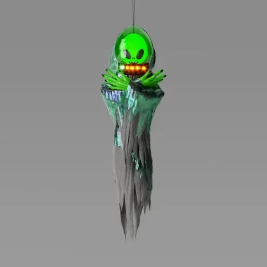 60" Animated Lit Glows under Blacklight Alien Ghoul Halloween Decorative Prop - Hyde and EEK! Boutique&trade; image {1}