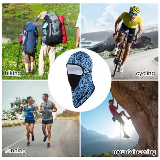 Unique Bargains Geometric Balaclava Face Mask 1 Pc image {2}