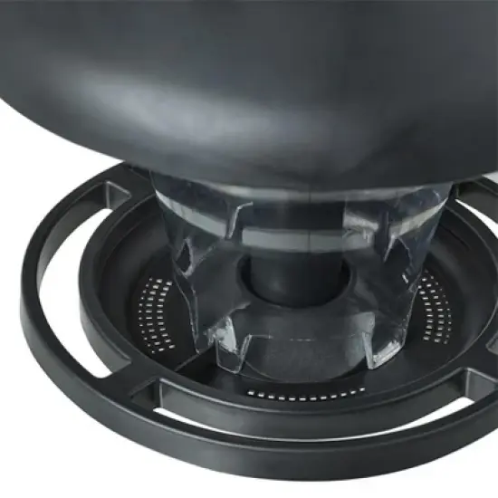 The Lakeside Collection Bird Feeder With Round Black Cover And Platform image {3}