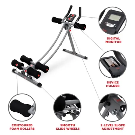 Sunny Health & Fitness Core Glider Ab Waist Trainer Machine - SF-A022005 image {3}