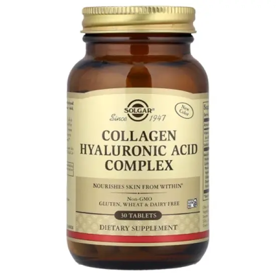 Solgar Collagen Hyaluronic Acid Complex, 30 Tablets image {2}