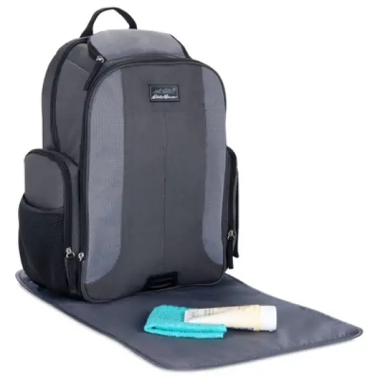 Eddie Bauer Rocky Back Pack Diaper Bag - Gray image {1}