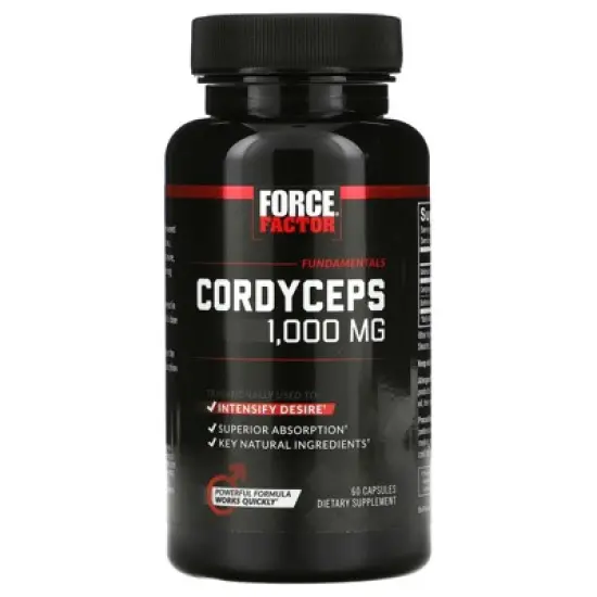 Force Factor Fundamentals, Cordyceps, 60 Capsules image {2}