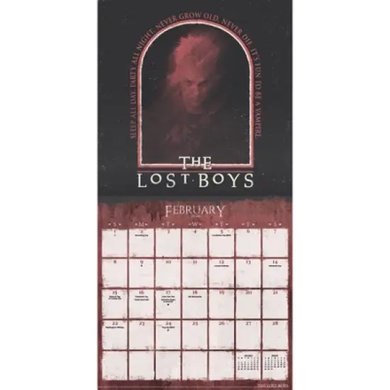 Trends International 2026 Horror Collection 12"x12" Wall Calendar image {2}