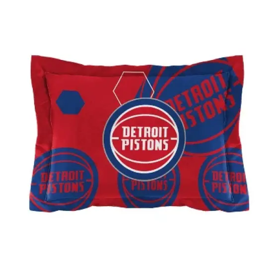 NBA Detroit Pistons Hexagon Comforter Set - Twin image {2}
