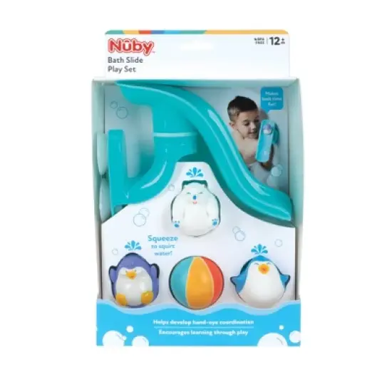 Nuby Penguin Slide with 3 Squirters image {5}