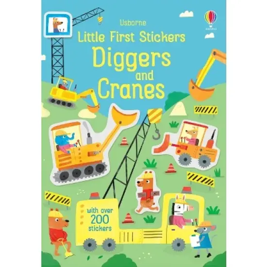 Little First Stickers Diggers and Cranes - by  Hannah Watson (Paperback) image {2}