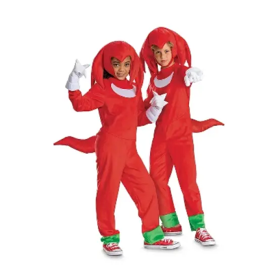 Disguise Boys' Sonic the Hedgehog 3 Knuckles Deluxe Costume image {4}