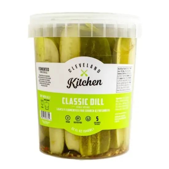 Cleveland Kitchen Classic Dill Pickle Spears - 32oz image {7}