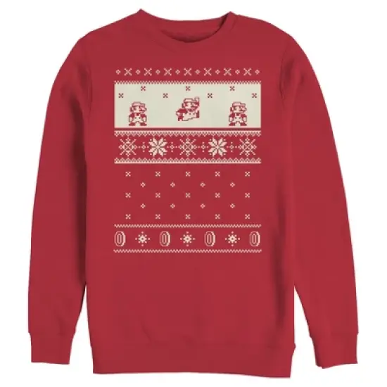 Men's Nintendo Christmas Sweater Mario Sweatshirt image {2}
