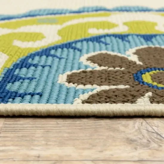 Cozumel Medallion Patio Rug image {8}