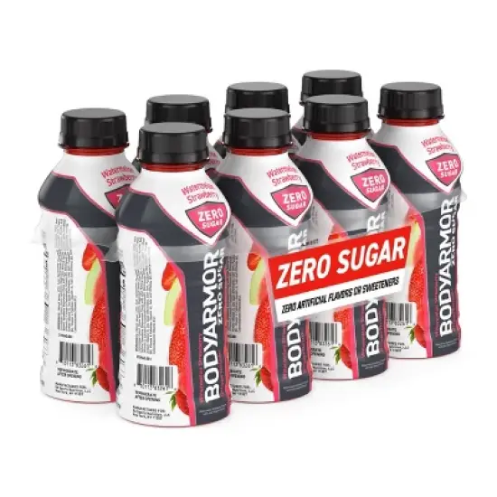 BODYARMOR ZERO Watermelon Strawberry - 8pk/12 fl oz Bottles image {2}