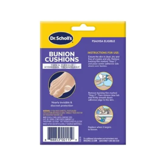 Dr. Scholl's with Hydrogel Technology Bunion Cushion - 5ct image {1}