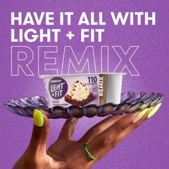 Light + Fit Mixin Greek Yogurt - 4.5oz Cup image {12}