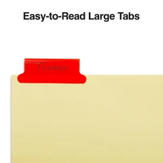 Staples Big Tab Insertable Paper Dividers 5-Tab Buff 4 Sets/PK 13515/14481 image {2}