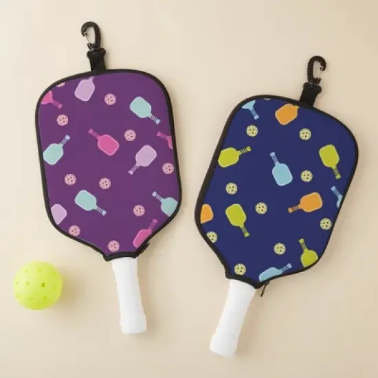 Personalization Mall Pickleball Repeating Name Personalized Pickleball Paddle Cover image {2}